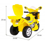 Elektrická motorka BJX-088 - žltá